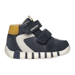 Geox Iupidoo Παιδικά Sneakers Μποτάκια Μαύρα B4655B022BCCF42Q