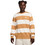 Nike Club Striped Heavyweight Ανδρικό Αθλητικό Φούτερ Λευκό Ταμπά FN3106-224
