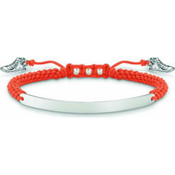 Thomas Sabo Γυναικείο Βραχιόλι Μακραμέ από Κορδόνι & Ασήμι A00641738L