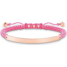 Thomas Sabo Γυναικείο Βραχιόλι Μακραμέ από Κορδόνι & Ασήμι A0048-597-9