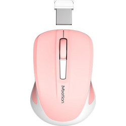 Meetion MT-MINIGO Ασύρματο Mini Ποντίκι Pink