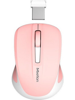 Meetion MT-MINIGO Ασύρματο Mini Ποντίκι Pink