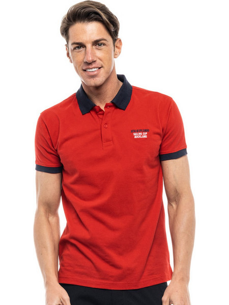 Splendid Ανδρική Μπλούζα Polo Κοντομάνικη Κόκκινη 47-206-068