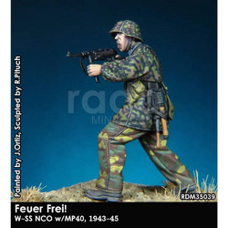 Rado Miniatures Feuer Frei W-SS NCO, Normandy 1944 Πλαστικό Φιγούρα Μοντελισμού 1:35