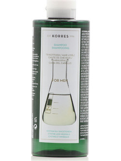 Korres Cystine & Minerals Men's Σαμπουάν κατά της Τριχόπτωσης 400ml