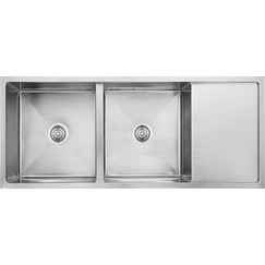 Ravenna Oratio Double 115 Ένθετος Νεροχύτης Inox Αντιστρεφόμενος