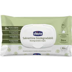 Chicco Μωρομάντηλα Χωρίς Οινόπνευμα & Άρωμα 60τμχ
