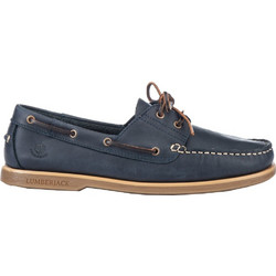 Lumberjack Ανδρικά Μοκασίνια Boat Shoes Δερμάτινα Navy Μπλε SM07804-005H01-CC035