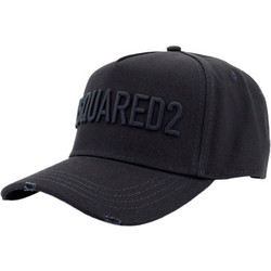 Dsquared2 Ανδρικό Καπέλο Jockey Υφασμάτινο Μαύρο BCM066005C00001-M436