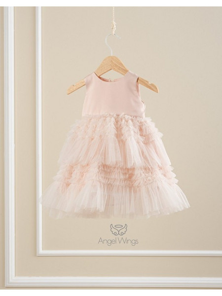 Angel Wings Valentina Βαπτιστικό Φόρεμα 2τμχ SS24G277-132