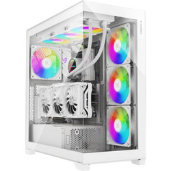 Xilence Xilent Gleam White Gaming Midi Tower Κουτί Υπολογιστή με Πλαϊνό Παράθυρο