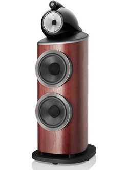 Bowers & Wilkins 801 D4 Ζεύγος Ηχείων Hi-Fi Δαπέδου 1000W 3 Δρόμων Satin Rosenut