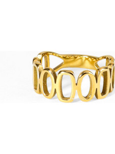 Chrysothemiss Golden Infinity Γυναικείο Δαχτυλίδι από Ατσάλι Επιχρυσωμένο CMISS8222207
