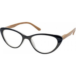 EyeLead E204 Γυαλιά Πρεσβυωπίας +2.25 Κοκάλινα Ξύλινα Μαύρα Καφέ