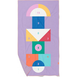 Quut Παιδική Πετσέτα Θαλάσσης Microfiber Λιλά 100x180cm QU174165
