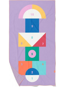 Quut Παιδική Πετσέτα Θαλάσσης Microfiber Λιλά 100x180cm QU174165