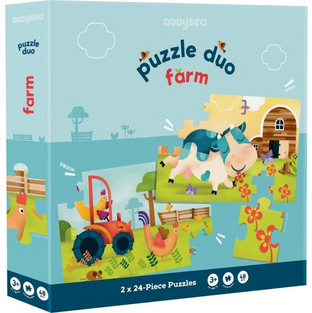 Παιδικό Puzzle Oddy at Sea Duo Farm 2x24 Κομμάτια