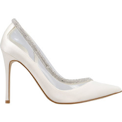 Nine West Γόβες με Τακούνι Στιλέτο & Στρας Εκρού FINNA701-150