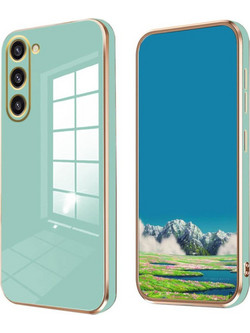 Bodycell Gold Plated Back Cover Mint Green (Samsung Galaxy S23)