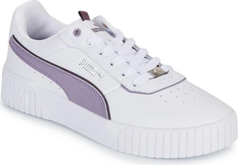 Puma Carina Lux Γυναικεία Sneakers Λευκά Λιλά 395017-10