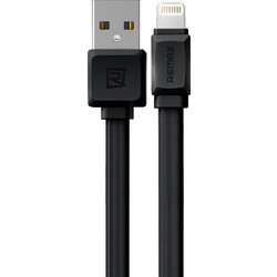 Remax Flat USB-A to Lightning Cable 1m Black 14187