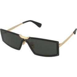 Max Mara MM0118 30N Γυναικεία Γυαλιά Ηλίου Ορθογώνια Μεταλλικά Χρυσά με Μαύρο Φακό