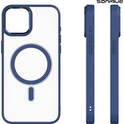 Sonique Magnetic Magmetal Back Cover Blue (iPhone 15 Plus)