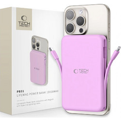 Tech-Protect PB31 Magsafe Power Bank 10000mAh Power Delivery Lavender
