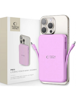 Tech-Protect PB31 Magsafe Power Bank 10000mAh Power Delivery Lavender