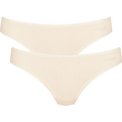 Sloggi Go Βαμβακερά Γυναικεία Brazil Εκρού 2Pack 10207355-00CS