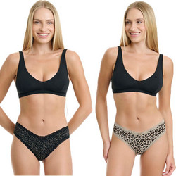 Walk Γυναικεία Brazil με Δαντέλα 2Pack W2014-69