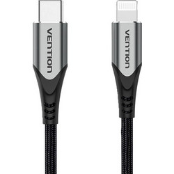 Vention TACHH Braided USB-C to Lightning Cable 2m Grey 6922794744752