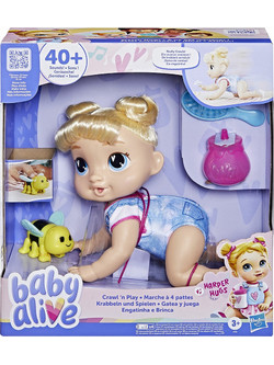 Hasbro Baby Alive Crawl & Play Harper Hugs