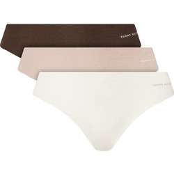 Tommy Hilfiger Βαμβακερά Γυναικεία Brazil Χωρίς Ραφές 3Pack UW0UW03871-0R0