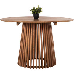 HomeMarkt Τραπέζι Τραπεζαρίας Frantz Στρογγυλό Ξύλινο HM9388.11
