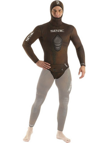 Seac Sub Alga Brown Σακάκι Κατάδυσης Neoprene με Επιστήθιο για Ψαροντούφεκο 5mm