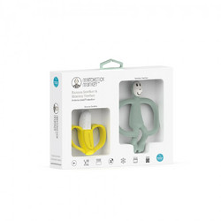 Matchstick Monkey Σετ Οδοντοφυίας Banana Soother + Monkey Teether 0m+
