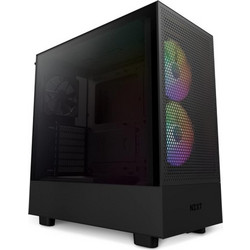 NZXT H5 Flow 2024 Black Gaming Midi Tower Κουτί Υπολογιστή RGB με Πλαϊνό Παράθυρο