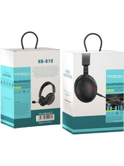 Treqa XH-810 Gaming Headset Over Ear Black