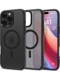 Spigen Ultra Hybrid MagFit Back Cover Frost Black (iPhone 16 Pro)