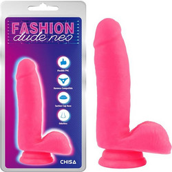 Chisa Novelties Fashion Dude 6.7" Ρεαλιστικό Dildo με Βεντούζα & Όρχεις 17cm Ροζ