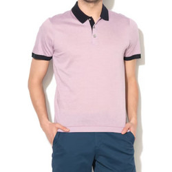 Ted Baker Ανδρική Μπλούζα Polo Κοντομάνικη Ροζ 142633