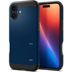 Spigen Tough Armor AI MagFit Back Cover Navy Blue (iPhone 16)