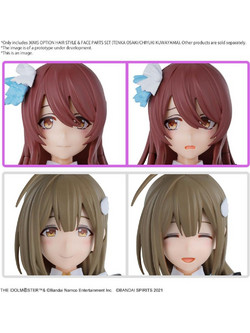 Bandai 30 Minutes Sisters The Idolmaster Option Hair Style & Face Parts Set 96666