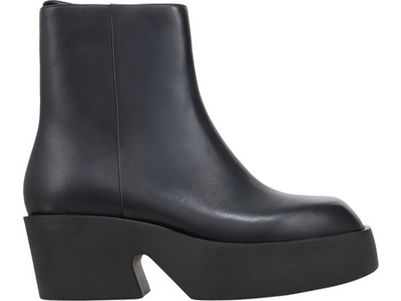 Camper Ultrasoft Billie Γυναικεία Μποτάκια Αστραγάλου Δερμάτινα Μαύρα με Χοντρό Χαμηλό Τακούνι K400754-002