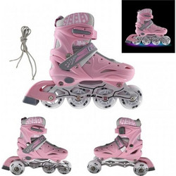 GC SK10 Inline Αυξομειούμενα Rollers Παιδικά Ροζ NJG-10-01-010