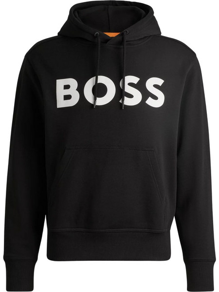 Hugo Boss Ανδρικό Φούτερ με Κουκούλα & Τσέπες Μαύρο 50523074-001
