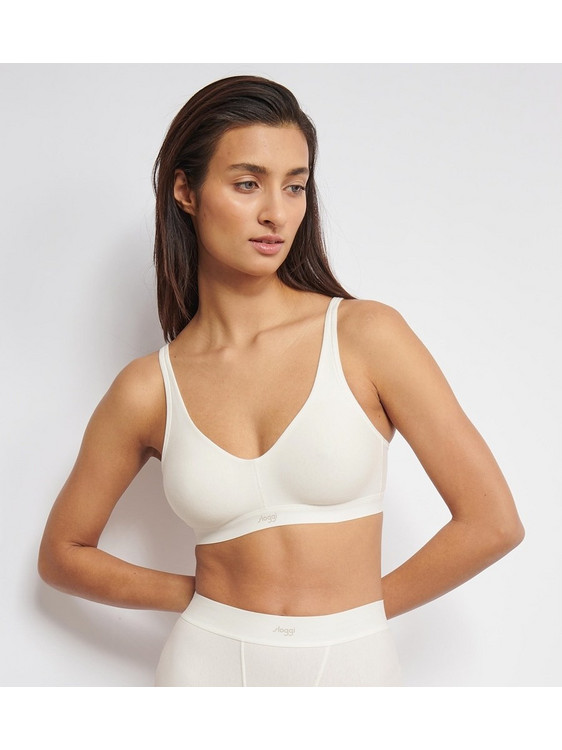 Sloggi Ever Ease Bralette χωρίς Μπανέλα Εκρού 10219673-00GZ