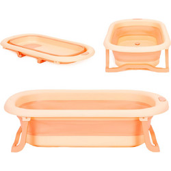 Ecotoys Πτυσσόμενο Μπανάκι Μωρού Ροζ 59723