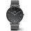 Daniel Wellington Piano Link Ανδρικό Ρολόι με Μαύρο Μεταλλικό Μπρασελέ DW00100778